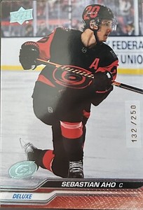 Sebastian Aho #30 132/250 Deluxe 2023-24 Upper Deck Series 1