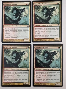 4x SCAB-CLAN MAULER - Magic The Gathering MTG Collectible Card game - Picture 1 of 2