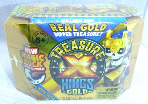 Treasure X Kings Gold Hunters 10 Levels of Adventure!! 180G New Magic Rock Cover