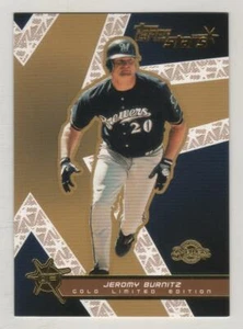 2001 Topps Stars Gold #012 Jeremy Burnitz Milwaukee Brewers ###/499 BV$2.50 #12 - Picture 1 of 1