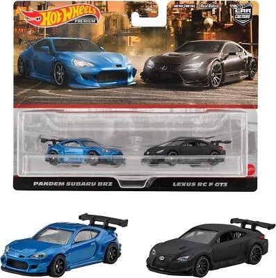 1:64 Hot Wheels 2023 Premium 2-Pack Pandem Subaru BRZ & Lexus RC F GT3 - Bild 1 von 2
