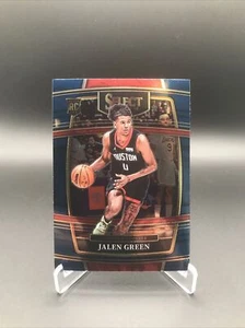 2021 Select Jalen Green RC Blue Silver Prizm Concourse #7 Rockets Rookie - Bild 1 von 2