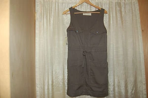Graham & Spencer NEU Damen Kleid Ärmellos Gr. S Small Grau Denim Kordelzug - Bild 1 von 10