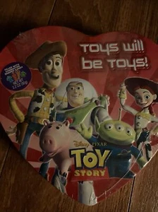 Disney Pixar Toy Story Blechdose herzförmig hat die Figur auf der Vorderseite geprägt. - Bild 1 von 1