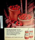1961 Kraft Jelly Strawberry Preserves Vintage Print Ad 5332