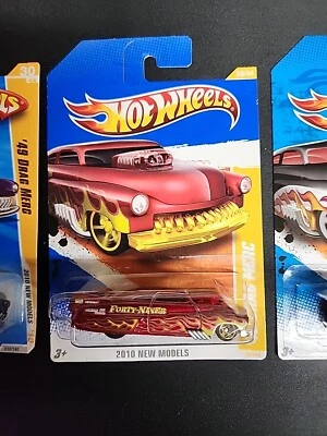 Candy Red Metallic 2010 NEW MODELS Hot Wheels '49 DRAG MERC #030  - Image 1 of 4