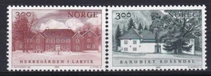 Norwegen 1998 Yvert 990/91 Architektur postfrisch ss - Bild 1 von 1