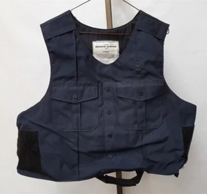 Second Chance Men's Navy 2-Pocket Uniform Shirt Carrier Size 2515/2516 - Picture 1 of 6