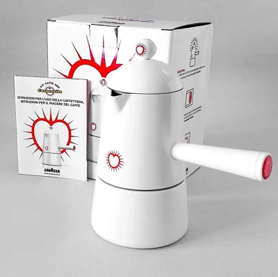Caffettiera Lavazza Carmencita Bianca ❤️ INOX ILSA moka 3 INDUZIONE ED LIMITATA - Imagen 1 de 4