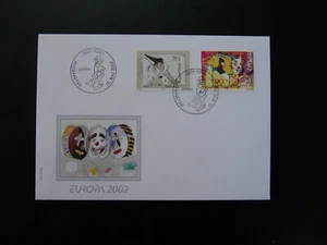FDC Switzerland 2002 Europa Cept circus - Picture 1 of 1