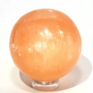 Bola mineral de cristal brillante naranja natural de 40 mm Marruecos (1 pieza) - Imagen 1 de 6