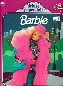Vintage um 1991, Deluxe Barbie Papierpuppe, neu aus altem Lagerbestand - Bild 1 von 2