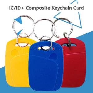 5Piece 125Khz 13.56Mhz TK4100 ID & FM1108 IC Dual Chip RFID NFC Keytag Key Fob - Picture 1 of 18