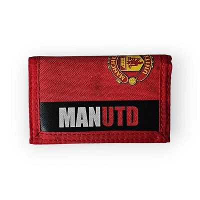 Manchester United FC Hook Loop Wallet Soccer Football Premier League England Man - Image 1 of 4