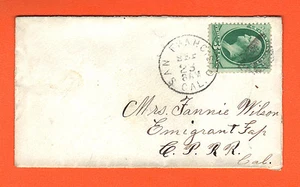 US 147 3c San Francisco Emigrant Gap Placer CA Cover Central Pacific Railroad - Picture 1 of 2