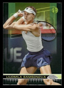 2024 Topps Chrome Tennis LIUDMILA SAMSONOVA 1ST #128 - Picture 1 of 2