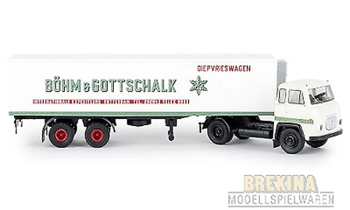 Brekina 85171 - 1/87 Scania LB 76 Refrigerated-Sz " Böhm & Gottschalk " (Nl) - - Image 1 of 1