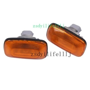2xFor Toyota FJ Cruiser 2007-2014 L R Fender Turn Signal Light Bulb Yellow Cover - Picture 1 of 3