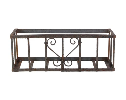 Reclaimed Wrought Iron Painted 34 in. Garden Planter Cover