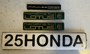 Insignias emblema Isuzu Impulse Handling by Lotus ultra raras - Imagen 1 de 6