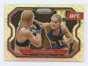 2021 Prizm UFC Felice Herrig Silver Prizm Insert Card Strawweight - Picture 1 of 2