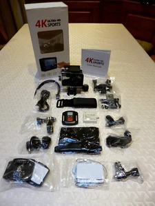 WIFI ➤ Caméra sport action étanche 30m caméscope 4K Digital camcorder 2 Batt - Photo 1/12