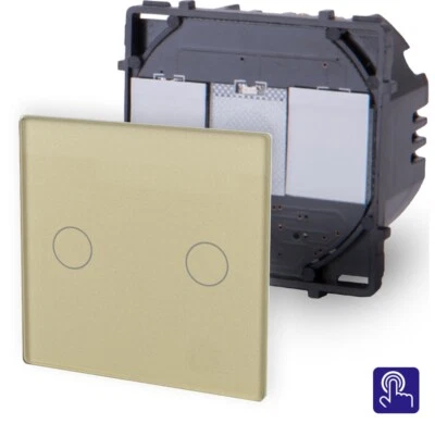 Touch Serientaster Taster Modul UP Impulstaster Beleuchtet LUXUS-TIME - Bild 1 von 4