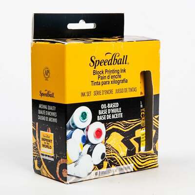 Speedball Oil-Based Block Printing 6 Ink Starter Set • 50.54€
