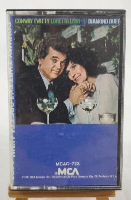 Conway Twitty/Loretta Lynn: Diamond Duet - Cassette - MCA Records #MCAC723 -1981 - Image 1 of 4