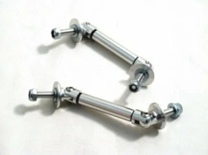 eCLOVER Universal Matel Silver Front/Rear Bumper Lip Diffuser Holder Kit - Picture 1 of 5