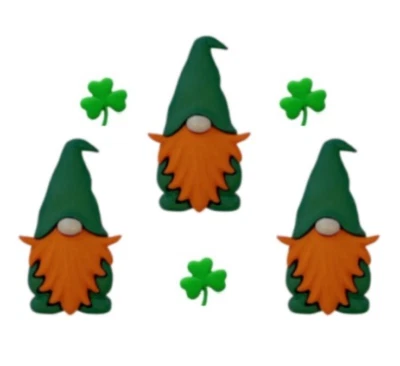I'm Lucky and I Gnome It - Shelly's Buttons -  St Patrick's Day - Craft Sewing - Image 1 of 2