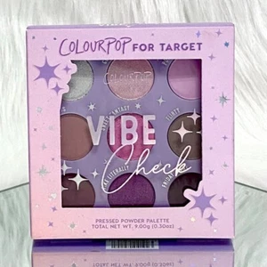 ColourPop Vibe Check Pressed Powder Eyeshadow Palette Metallic - 9 Shadows - Picture 1 of 3