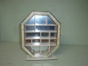 Sammlervitrine Glas / Holz - Bild 1 von 10
