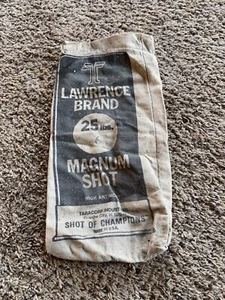 Vintage Canvas 25# Lawrence Brand #6 Magnum Shot Empty Bag - Picture 1 of 3