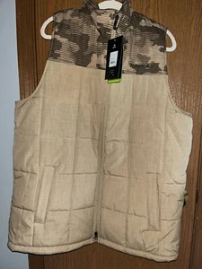 Ariat- Mens Cornstalk Heather vest, quilted design. - Picture 1 of 2