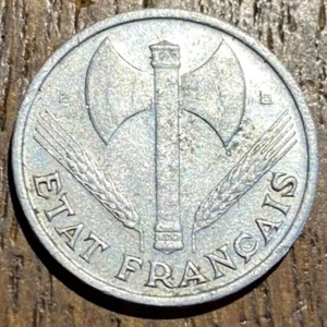 PIECE DE 50 CENTIMES BAZOR 1944 B ALUMINIUM (1072) - Imagen 1 de 2