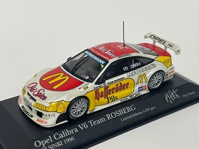 1/43 Minichamps Opel Calibra V6 1996 DTM Team Rosberg H.J.Stuck  430964243 CS734 - Image 1 of 4