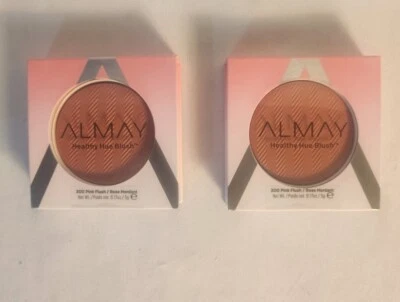 NEW Almay Healthy Hue Blush, 300 Pink Flush Color  2 Pack New - Image 1 of 4