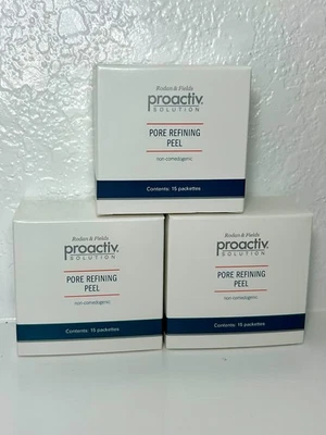 PROACTIV PORE REFINING PEEL_3 Boxes_Contents: 45 Total Packettes - Image 1 of 4