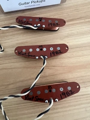 1982 VintSpec "Dan Smith" Fender Stratocaster clones. Strat replacement pickups - Image 1 of 4