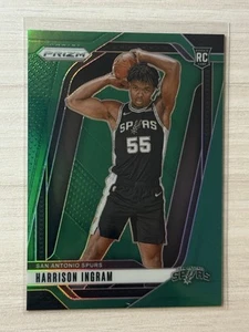 2024-25 Panini Prizm - Harrison Ingram #254 Green Prizm (RC) Spurs - Picture 1 of 2