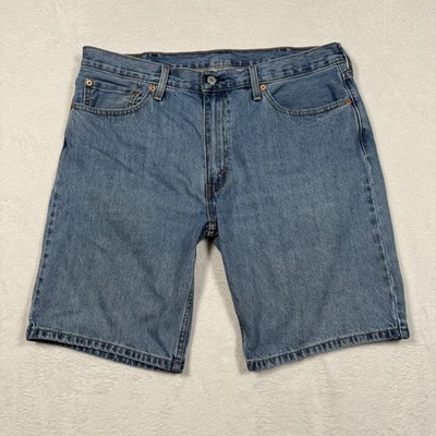 Pantalones Cortos Levis 405 Para Hombre 38 Azul Denim Calce Clásico Jean Corte 5 Bolsillos Informales Foto 1 de 4