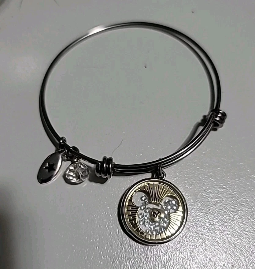 PULSERA Disney Mickey Mouse Alex and Ani con adorables dijes Foto 1 de 4