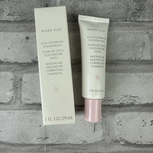 Mary Kay Full Coverage Foundation IVORY 104 365000 Pink Cap New Old Stock - Picture 1 of 2
