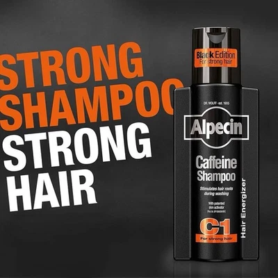 Alpecin Shampoo C1 Black Edition Anti Hair Loss Caffeine Men Zinc 250 ml
