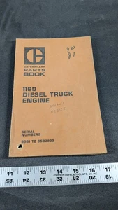 CATERPILLAR 1160 DIESEL LKW MOTOR TEILE HANDBUCH BUCH S/N 95B3833-24223 - Bild 1 von 5