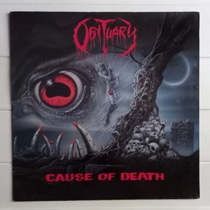 Obituary - Cause Of Death Vinyl Record Original pressing - Picture 1 of 8