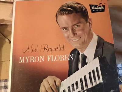Brunswick LP Record, Myron Floren ,most requested vg Foto 1 de 3