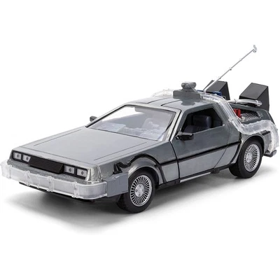 Back to the Future 40th Anniversary DeLorean Time Machine w/Doc Brown's Truck - Image 1 of 4