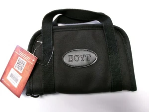 Boyt Harness 9" x 6" Black Pistol Revolver Handled Soft Gun Rug Case PP64 NEW!! - Picture 1 of 3